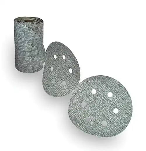 Alfa Tools PSSW51500 5" x 0 150G Psa Paper Disc, Silicon Carbide White 100/Link Roll While Supplies Last