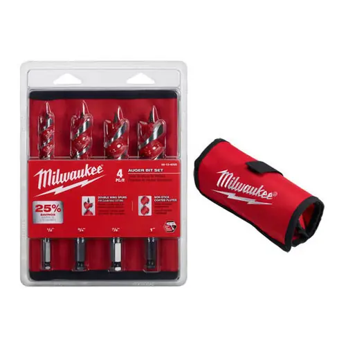 Discount Milwaukee Tool 48-13-4000 Spur Auger Bit 6-1/2" Set - 4PC