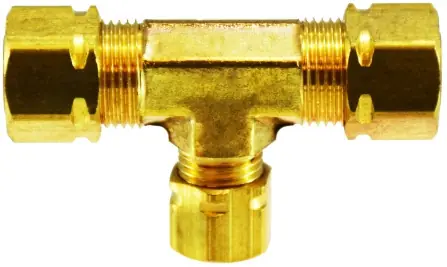 Midland Metal 26102 Captive Sleeve Tee with 26002 Captive Sleeve Nut, 3/16 in Compression x 3/16 in Compression Hot Picks
