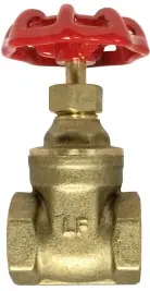 Bargain Midland Metal 940134LF Gate Valve, 1 in Nominal, FIP x FIP, 200 psi WOG Pressure, Forged Brass Body
