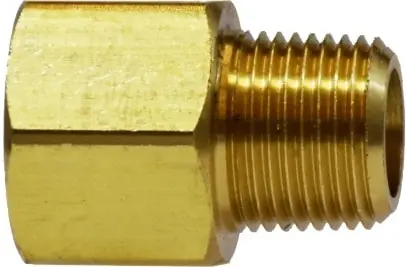 Holiday Sale Midland Metal 28196L Light Pattern Extender Adapter, 1/2 in FNPTF x 1/2 in MNPTF, 1-1/4 in, Brass