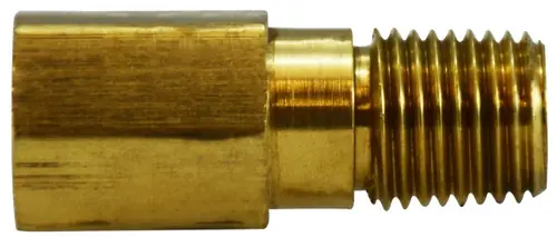 Affordable Midland Metal 28336 Long Extension Adapter, 1/8 in FNPTF x 1/8 in MNPTF, 1-3/4 in, Brass