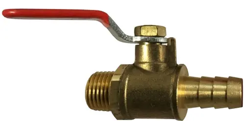 Trusted Brand Midland Metal 944132 Mini Ball Valve, 1/8 x 1/4 in Nominal, MIP x Hose Barbed, 200 psi WOG Pressure