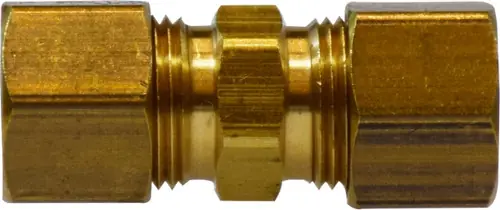 Express Delivery Midland Metal 18063 Union, 3/16 in Compression x 3/16 in Compression, Brass