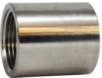 Professional Grade Midland Metal 63413B Outside Diameter Machine Coupling, 1/2 in FPT x 1/2 in FPT, Stainless Steel, 150 lb