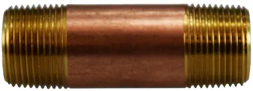 Midland Metal 40093 Seamless Pipe Nipple, 3/4 in MPT x 3/4 in MPT, 9 in, Brass Hot Picks