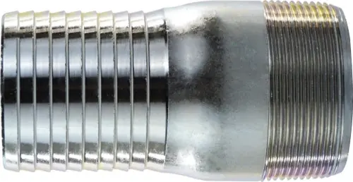 Grab Now Midland Metal 973911 Adapter, 2 in Barbed x 2 in MPT, Steel, Galvanized