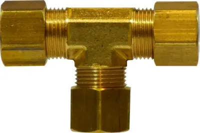 Midland Metal 26103 Captive Sleeve Tee with 26003 Sleeve Nut, 1/4 in Compression x 1/4 in Compression Hot Picks