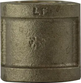 Final Sale Midland Metal 44412LF Coupling, 3/8 in FPT x 3/8 in FPT, Bronze