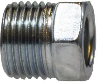 Midland Metal 12018 Nut, 3/16 in Inverted Flared, Steel, Zinc-Plated Buy Direct