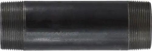 Premium Midland Metal 57164 Welded Pipe Nipple, 2 in MPT x 2 in MPT, 4 in L, Steel, Black, SCH 40 Schedule