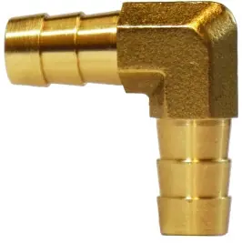 Midland Metal 32434 90 deg Elbow, 5/8 in Hose Barbed x 5/8 in FIP, Brass Premium