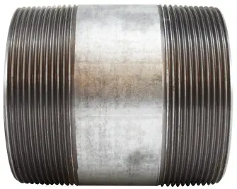 Midland Metal 56220 Pipe Nipple, 4 in MPT x 4 in MPT, 2-7/8 in L, Steel, Galvanized, SCH 40 Schedule, 150 lb Cheap