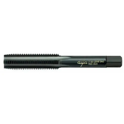 New Release Alfa Tools HTB80035 3/8-24 HSS Black Oxide Alfa USA Hand Tap Bottoming, 6 Pack