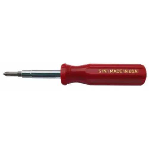 Alfa Tools SCD61 6 In 1 Red Phillips /Slotted Screwdriver, 12 Pack Place Order