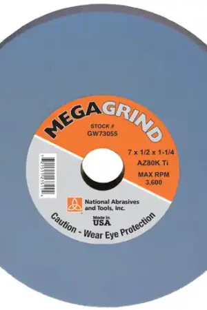 Special Discount Alfa Tools GW73051 7 x 1/2 x 1-1/4 x 46H Aluminum Oxide Blue Surface Grinding Wheel
