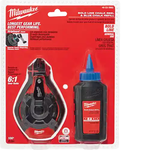 Milwaukee Tool 48-22-3982 100‘ Bold Line Kit w/ Blue Chalk Brand New