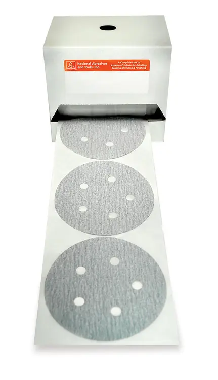 Alfa Tools PLSW64008 6" x 8 400Gpsa Paper Disc, Silicon Carbide White 100/Kiss Cut Roll Instant Buy