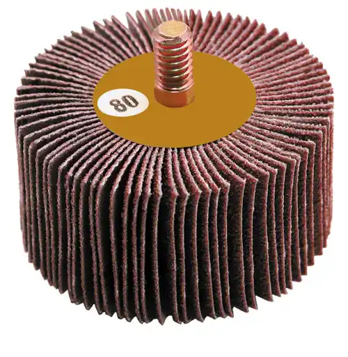 Secure Checkout Alfa Tools FW61809T 2-1/2" x 1 40 Grit Flap Wheel Threaded Shank, 10 Pack