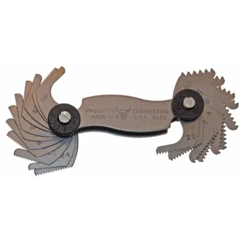Fast Shipping Alfa Tools TPG63044 .25 mm -2.50 mm Pitch Gage