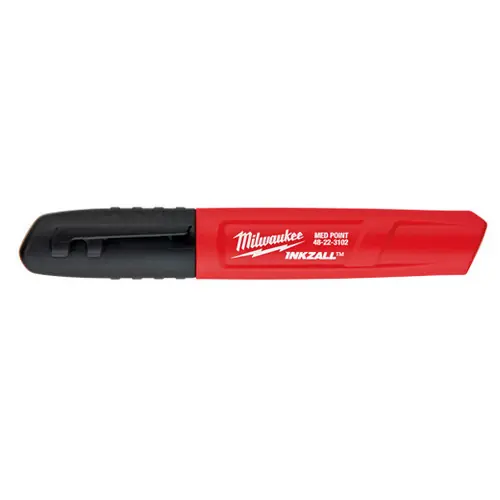 Super Sale Milwaukee Tool 48-22-3102 2PK INKZALL Black Medium Point Marker