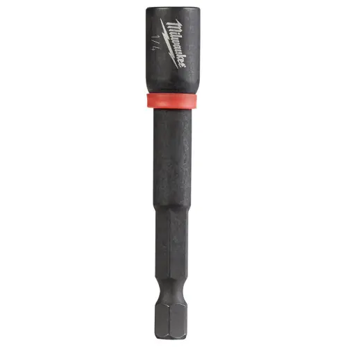Seasonal Sale Milwaukee Tool 49-66-4712 SHOCKWAVE Impact Duty 1/4 x 1" Insert Magnetic Nut Driver Bulk 10, 10 Pack