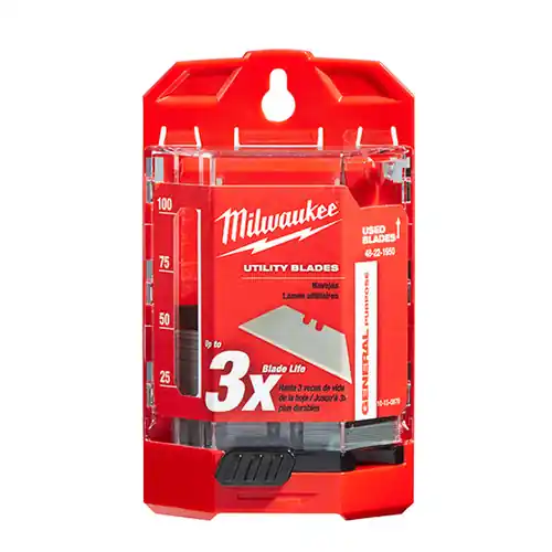 New Arrival Milwaukee Tool 48-22-1950 50 PC General Purpose Utility Blades w/ Dispenser