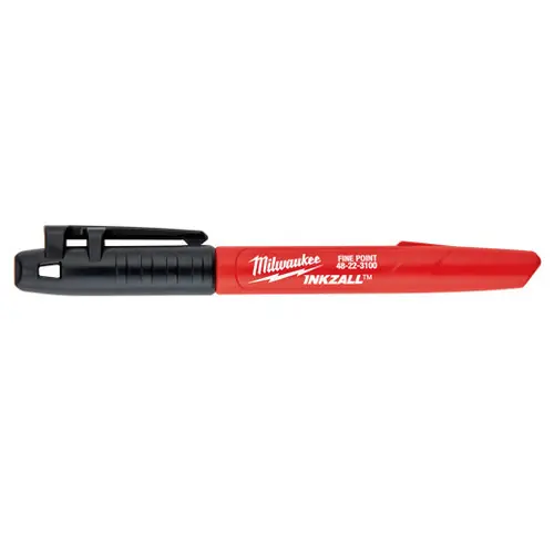 Reduced Price Milwaukee Tool 48-22-3104 4PK INKZALL Black Fine Point Marker