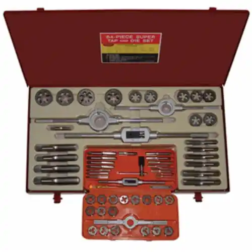 Must Have Alfa Tools TDS66064C 64 pc Carbon Steel Tap/Die Set