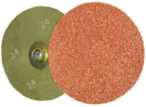 Final Sale Alfa Tools QDC9120 4" x 120 Grit Ceramic Quick Change Resin Fibre Disc Type ‘s‘, 25 Pack