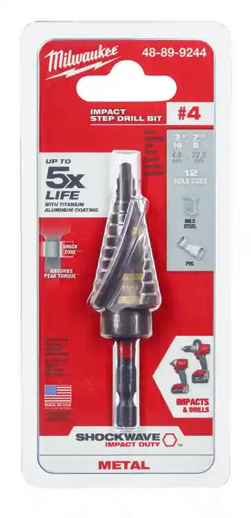 Fast Shipping Milwaukee Tool 48-89-9244 SHOCKWAVE Impact Duty 4 3/16 - 7/8"