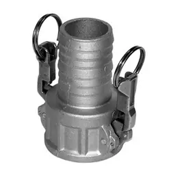 Secure Checkout Midland Metal CGCHK5-400-A1 Type C, Quick-Locking Q5, Aluminum Cam and Groove, 4 Part C Alum Quick Locking Q5, Hose Accessories