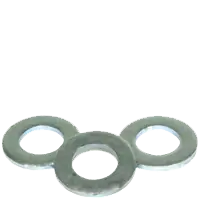 M12 Flat Washers, Narrow, Zinc-Blue Cr+3, Thru-Hardened, Made in USA, Qty 100 Limited Time