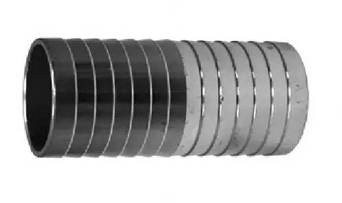 Crafted Midland Metal 73675 Hose Mender, 2-1/2 in Hose x 2-1/2 in Hose, Stainless Steel