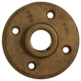 Express Delivery Midland Metal 44784 Floor Flange, 1-1/2 in FPT, Bronze, 125