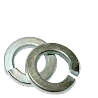 8 Regular Split Lock Washers, Zinc Cr+3, Qty 2500 Buy Direct