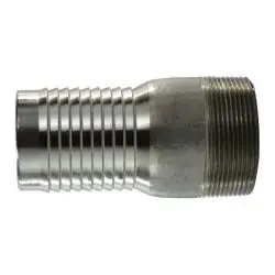 Hot Picks Buchanan Rubber CNT-200-SS316 Combination King Nipple, 2 in Hose Barbed x 2 in MPT, Stainless Steel