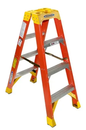 Werner T6204 4Ft Type Ia Fiberglass Twin Ladder T6204 Mega Sale