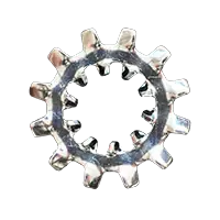 10 x .610/.580 Internal/External Tooth Lock Washers, Zinc Cr+3, Qty 100 Hassle-Free Returns