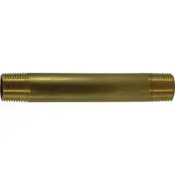 Hot Deal AMC 706113-0432 Long Nipple, 1/4 in MPT x 1/4 in MPT, 2 in, Brass