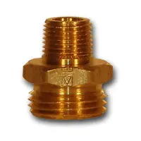 Mid-America Fittings LF79GHT Rigid Adapter, 3/4 in MGH x 3/4 in MPT, Brass Popular