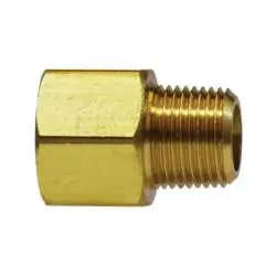 AMC 06120-0808 Extender Light Pattern Adapter, 1/2 in FPT x 1/2 in MPT, 1-1/4 in, Brass Fan Favorite