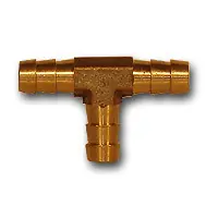 Free Returns Midland Metal 5/16 HID FORGED HOSE BARB TEE - 29T-5