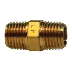 Grab Now AMC 706122-12 Hex Nipple, 3/4 in MPT x 3/4 in MPT, 1.55 in, Brass