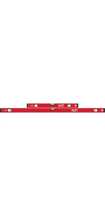 Milwaukee Tool MLCMS48 24" / 48" REDSTICK Compact Box Level Set Seasonal Sale