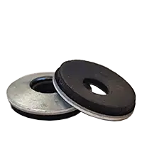 10 x 1/2" Bonded Sealing Washers, Galvanized, Qty 100 Seasonal Sale