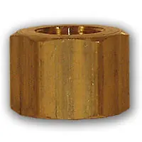 Mid-America Fittings LF261X8 Hex Nut, 1/2 in Compression, Brass Top Rated