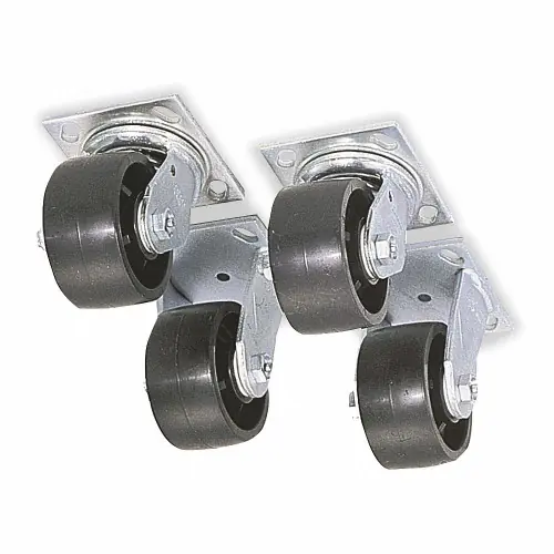 Flash Sale DELTA Caster Set,5 in. L x 2 in. W,Steel,Black 1-320990