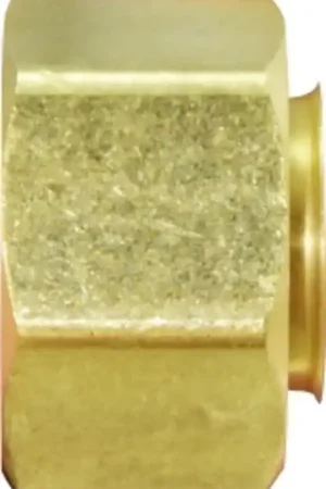 AMC 700261-05 Captive Sleeve Nut, 5/16 in Compression, Brass Certified
