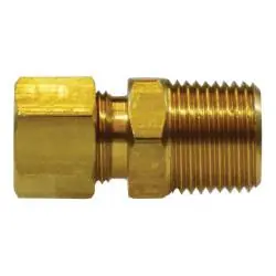 Affordable AMC 00068-0806-001 Connector, 1/2 in Compression x 3/8 in MPT, Brass